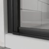 Bifold Frameless Glass Shower Door 30" X 72" With 1 / 4" Tempered Clear Glass - Black - Image 8
