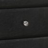 Nightstand, Storage Drawer, Upholstered, Transitional - Black - Image 9