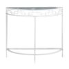 Accent Console Table For Entryway, Contemporary And Modern - White - Image 2