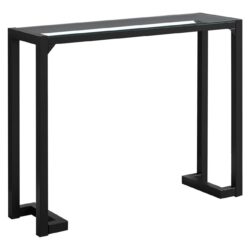 Accent Console Table For Entryway Contemporary - Black