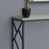 Accent Console Table For Entryway, Contemporary And Modern - Gray - Image 8