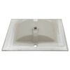 Rectangular Vanity Top With Overflow For Bathroom 32" X 20" - White - Image 8