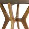 Yukon - Contemporary Side Table With Lightweight Concrete Top And Acacia Wood Frame - Gray - Image 8