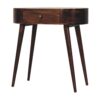 Rounded Small Console Table - Caramel - Image 8