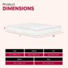 9" California King Premium Medium Pocket Spring Mattress - White - Image 3