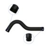 8" Shower Arm With Flange, Adjustable Angles - Matte Black - Image 9
