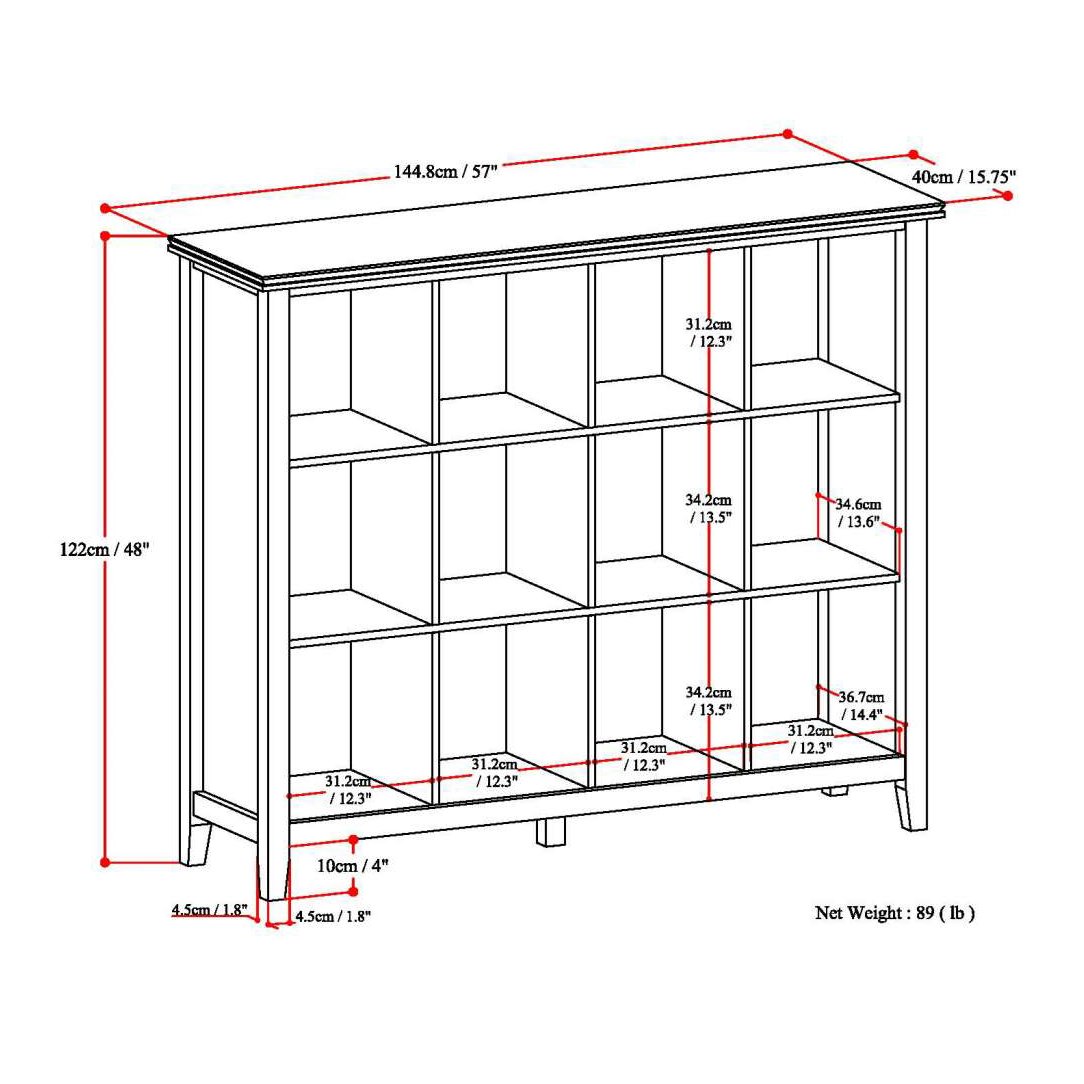 Artisan - 12 Cube Storage - Honey Brown - Image 5