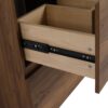 Freestanding Bathroom Vanity With Double Drawer In Engineered Wood - Brown - Image 9