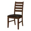 Dining Chair, Dining Room, Side, Upholstered, Transitional (Set of 2) - Brown - Image 5
