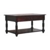 Turned Legs Console Table - Brown - Image 2