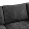 Modular U Shaped Sectional Sofa With USB Ports - Black - Image 22
