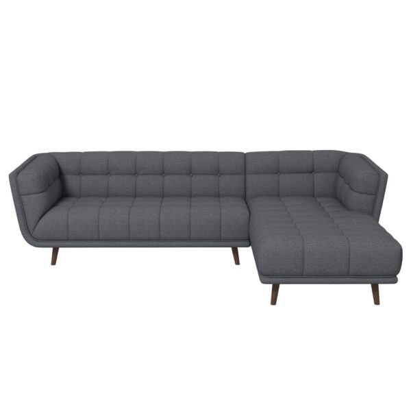 Addison - Right Sectional Sofa - Gray
