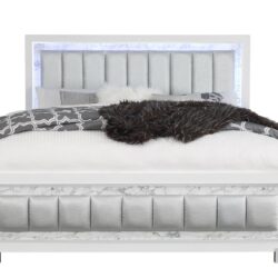 Skye - King Bed - Marble White
