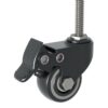 Heavy Duty Metal Shelving Unit With Pegboard And Wheels For Versatile Storage - Black - Image 18