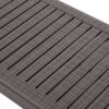 2 Piece Outdoor Chaise Lounges With Adjustable Backrest, Polypropylene - Dark Brown - Image 15