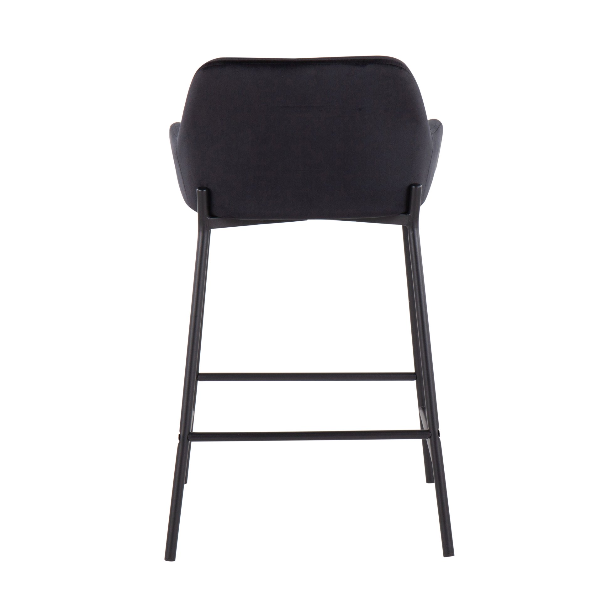 Daniella - Industrial Fixed Height Counter Stool (Set of 2) - Black - Image 5