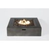 2 Piece Rattan Patio Set With Cushions And Charcoal Fire Pit - Espresso - Image 7