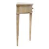 Vintage Inspired Storage Console Table With Fluted Doors - Reclaimed Wheat - Image 7
