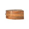 Large Wall Mounted Rounded Bedside Table - Beige - Image 7