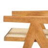 Chandigarh - Chic Arm Dining Chair Set (Set of 2) - Natural - Image 17