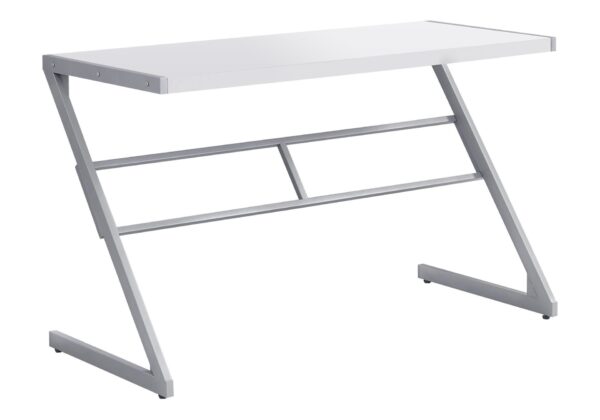 Computer Desk For Home Office, Laptop, Contemporary And Modern - White