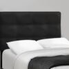 Twin Size Bed, Upholstered, Frame Only, Transitional - Black - Image 2