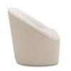 Anson - Swivel Chair With Soft Rounded Back - Off White - Image 6