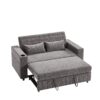 Pull Out Sofa Bed Convertible Couch Loveseat Sofa Modern Sleeper Sofa With Adjustable Backrest For Living Room - Gray - Image 19