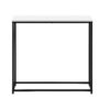 Accent Console Table For Entryway, Contemporary And Modern - White / Black - Image 3