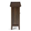 Bedford - Low Storage Media Cabinet - Rustic Natural Aged Brown - Image 7