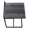 Accent Table, C - Shaped, Versatile Design - Black - Image 5