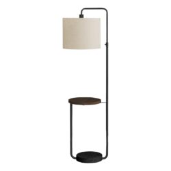 Floor Lamp USB Port Included Lighting - Black