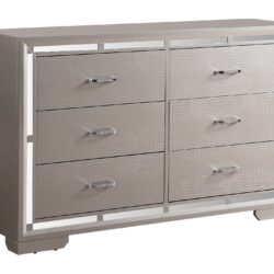 Alana - Dresser - Silver Champagne