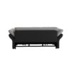 Queen Pull Out Sofa Bed, 3 In 1 Convertible Sleeper Tufted Sofa With 2 Soft Pillows - Gray - Image 16