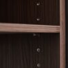 Modern Extendable & Rotating Cabinet With Drawer And Flip Doors For Versatile Storage - Black / Dark Walnut - Image 19
