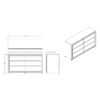 Adelaide - Dresser - Gray / Black - Image 4