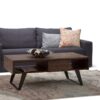 Lowry - Coffee Table - Distressed Charcoal Brown - Image 9