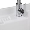 Maile - Laundry Cabinet With Pull-Out Faucet And Abs Sink - Pure White - Image 4
