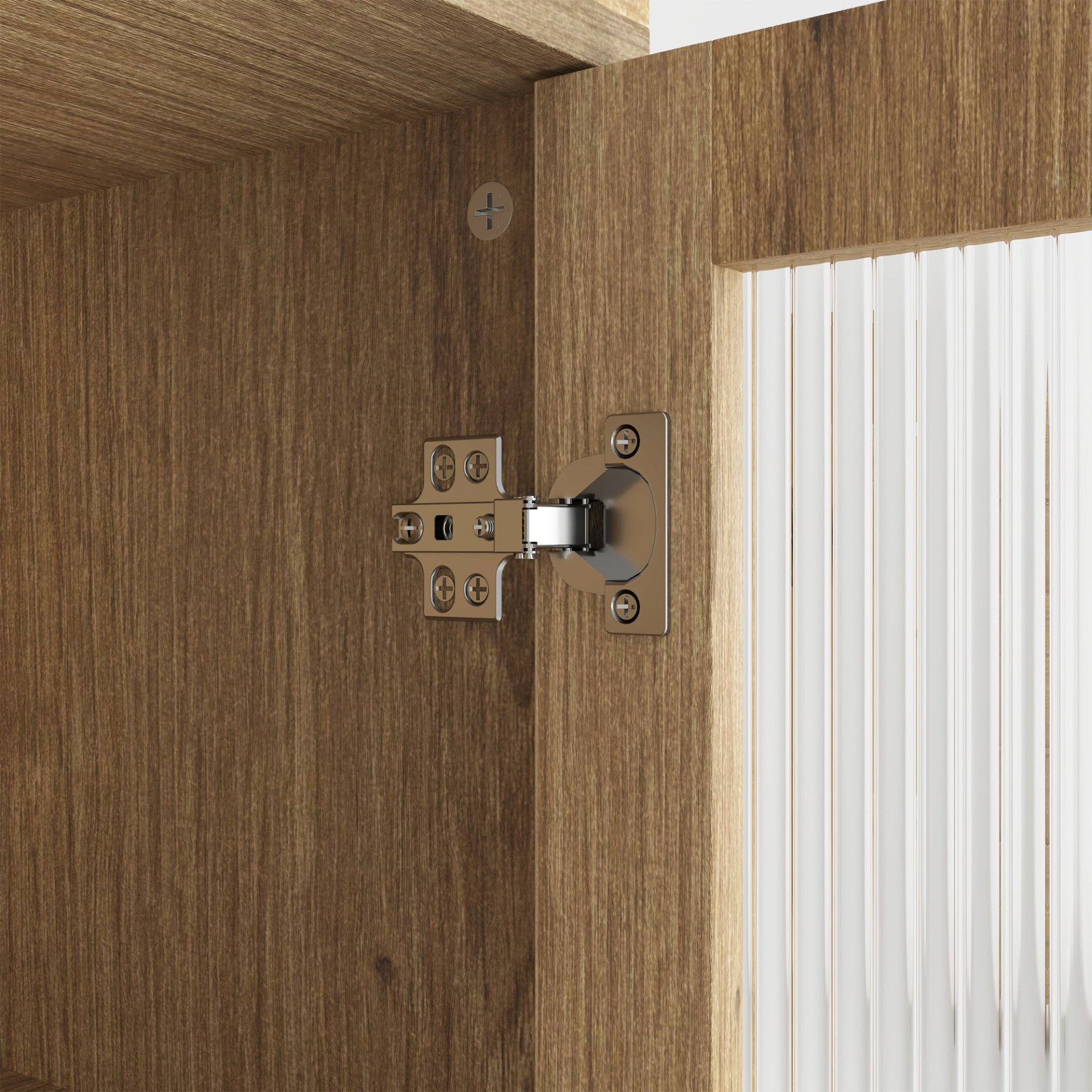 Grain Tech Inspired Dome Cabinet With LED Lighting - Smart Snack Storage Solution - Natural Wood - Image 18