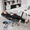Big And Tall Office Chair, High Back Ergonomic Office Chair With Footrest, Executive - Black - Image 5