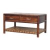 Regency - Woven Console Table With 2 Drawers - Brown - Image 3