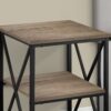 Accent Table, Side Contemporary & Modern - Taupe - Image 7