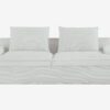 Nimbus - Oversized Full Foam 4 Seater Couch For Living Room Upholstered In Soft Corduroy, Wide Armrests - Ivory - Image 2