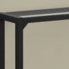 Accent Console Table For Entryway Contemporary - Black - Image 3