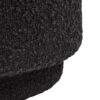 Fuji - Mushroom Footstool Ottoman - Ebony Black - Image 3
