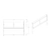Charlston - King Sleigh Bedroom Set With LED Lighting - White - Image 9