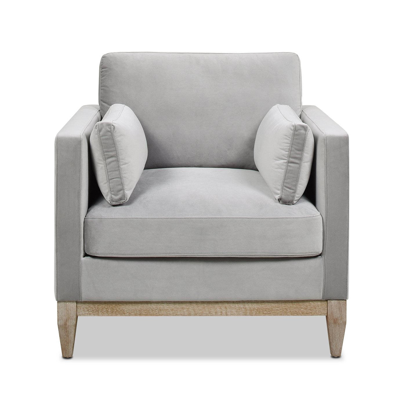 Knox - Modern Farmhouse Arm Chair - Opal Gray - Image 10