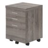 File Cabinet, Rolling Mobile, Storage Drawers, Printer Stand, Office, Contemporary And Modern - Taupe - Image 13