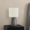 Lighting, Table Lamp, Ceramic, Contemporary - Gray / Cream - Image 4