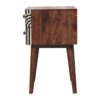 Inlay - Edessa Bone Bedside Table - Caramel - Image 5